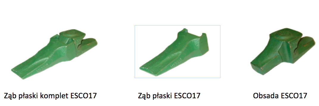 Ząb płaski ESCO 17